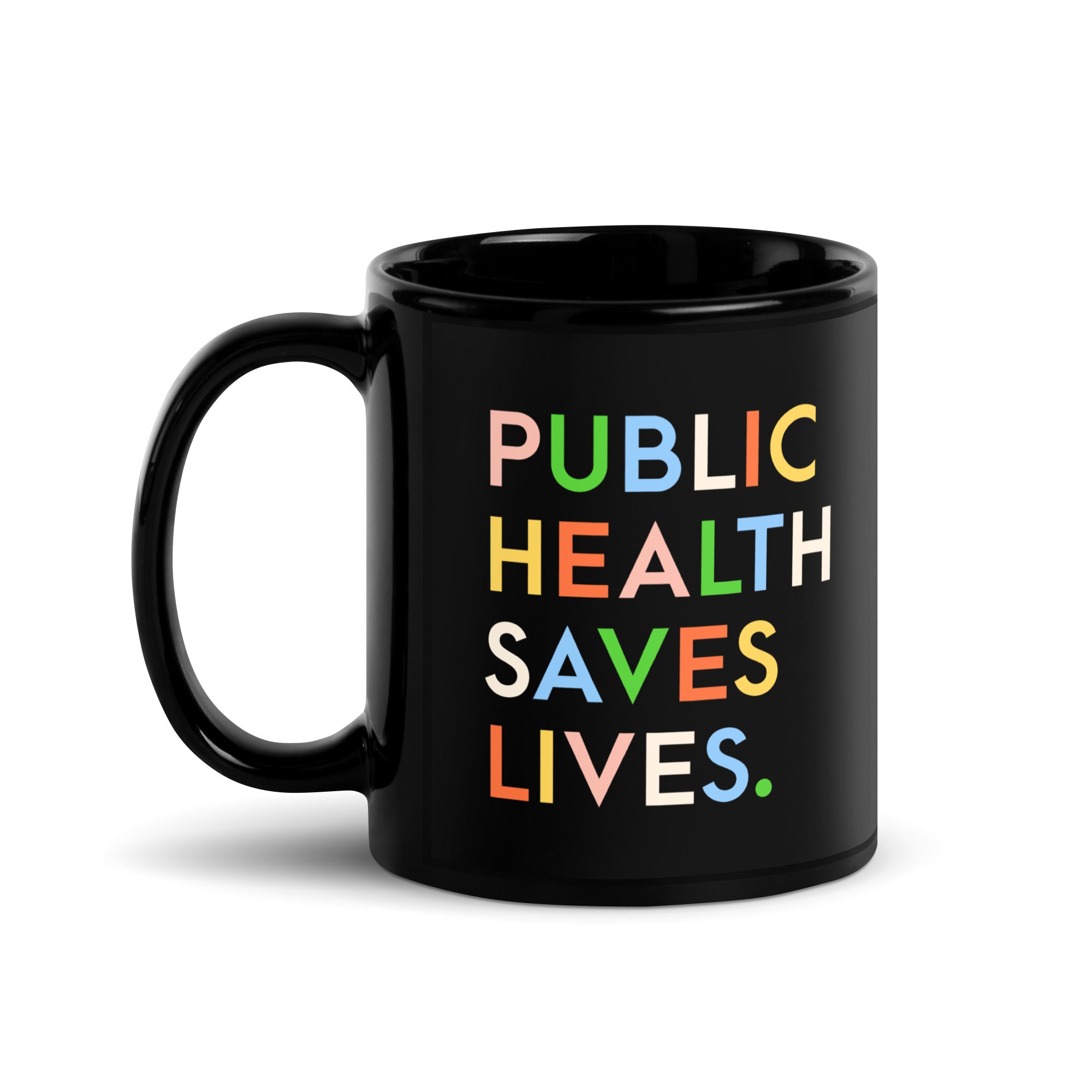 Public Health Saves Lives Mug (Black)