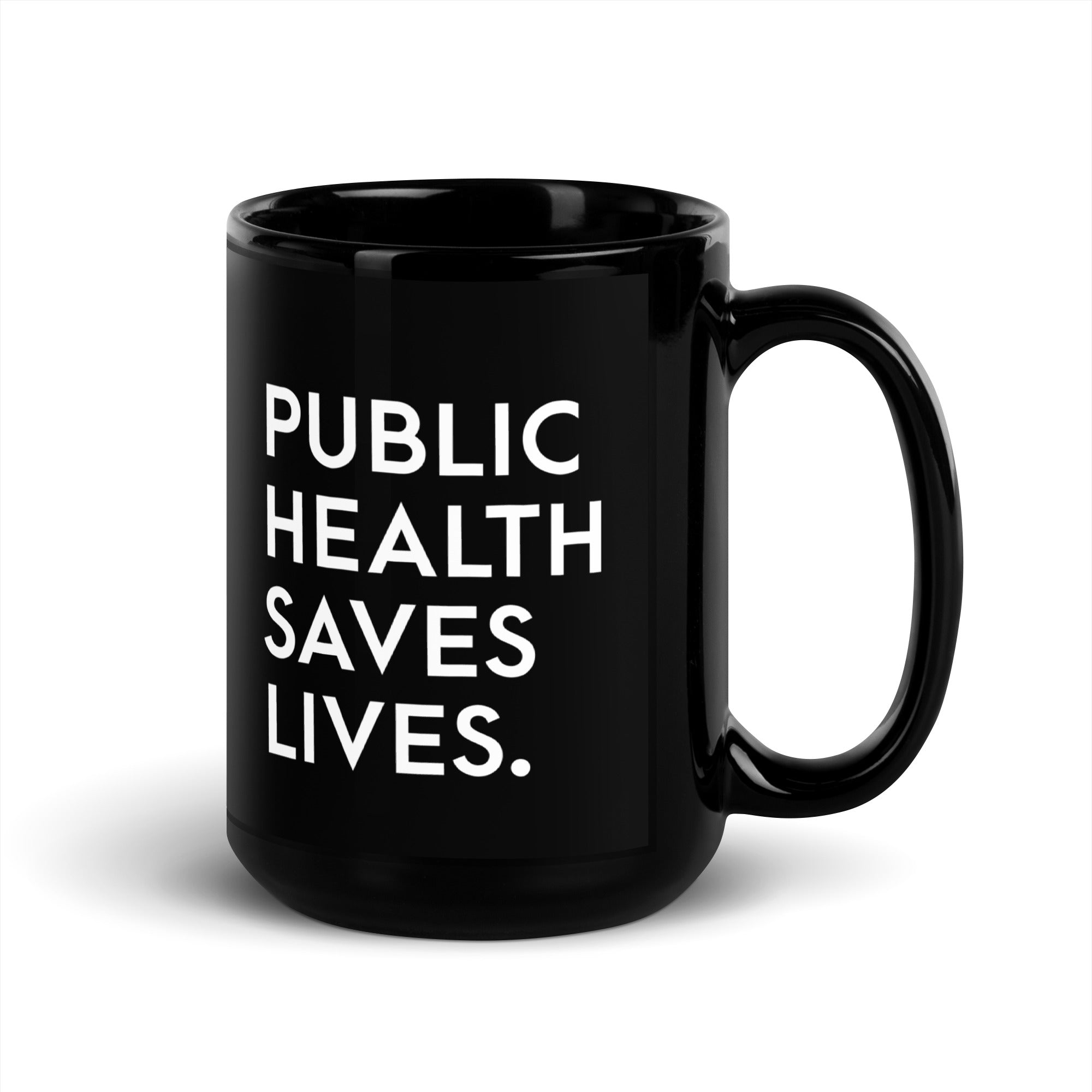Public Health Saves Lives Mug (Black)
