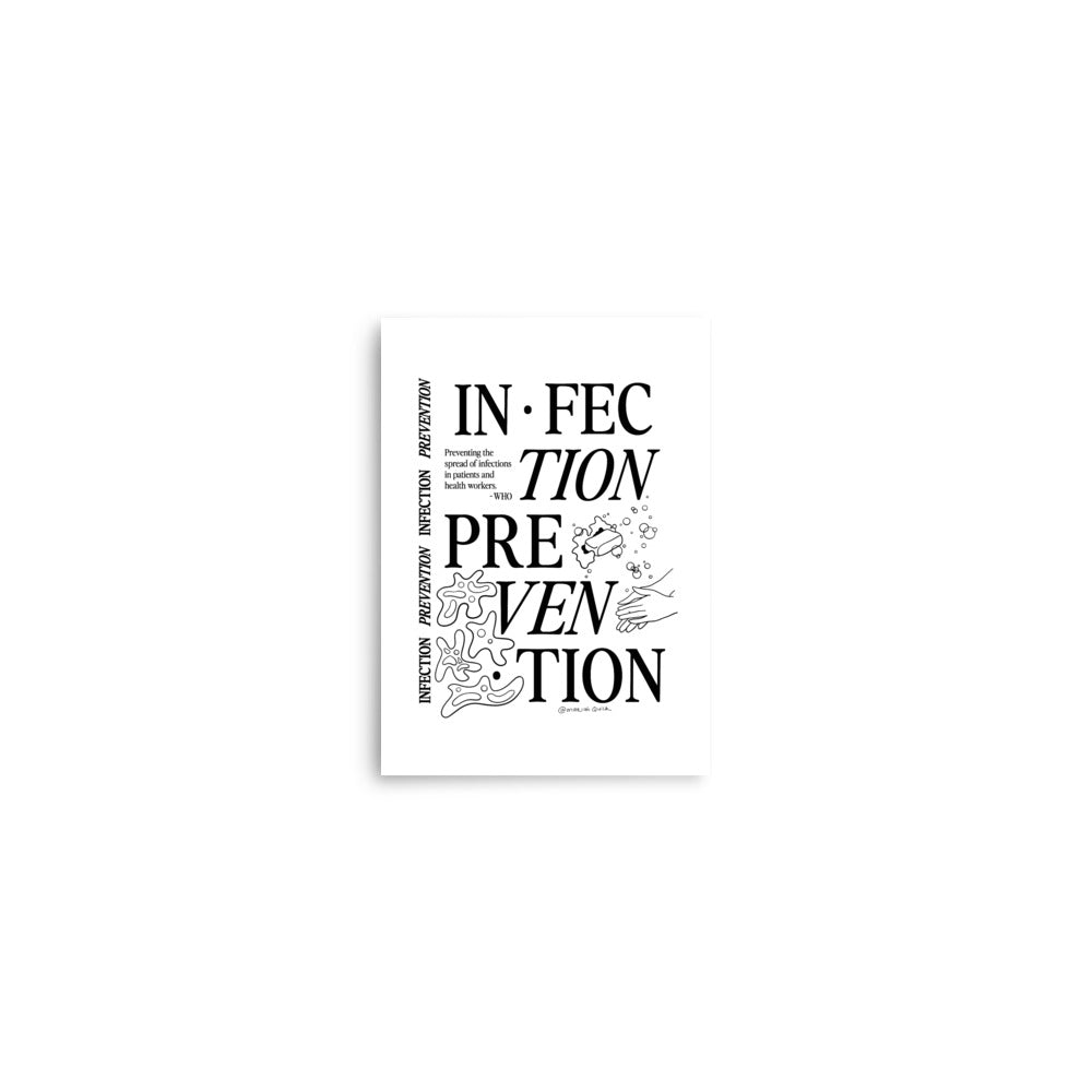 Infection Prevention Art Print